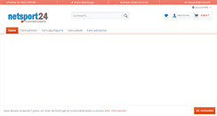 Desktop Screenshot of netsport24.de